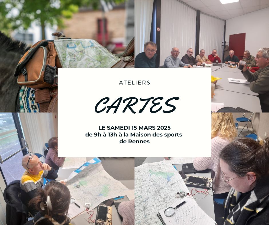 Atelier cartes le samedi 15 mars de 9h à 13h30