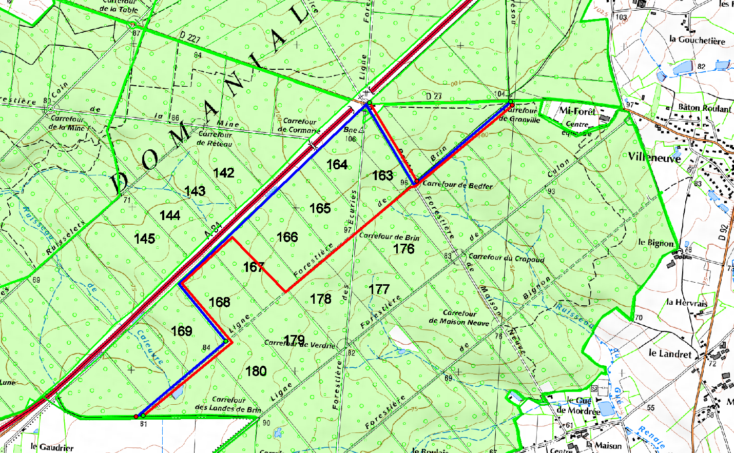 Modification des circuits équestres en forêt de Rennes – arrêté Biotope