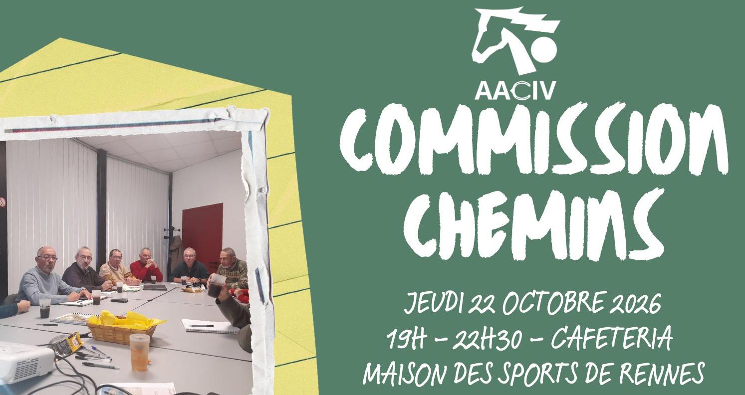 Commission chemins le jeudi 22 octobre 2026