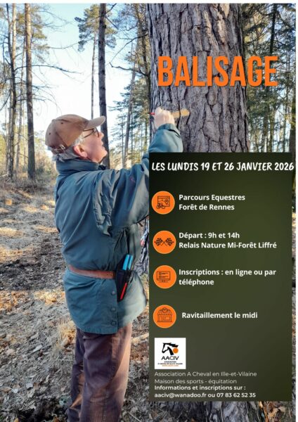 Journée Balisage en forêt de Rennes @ Relais Nature Mi Forêt Liffré